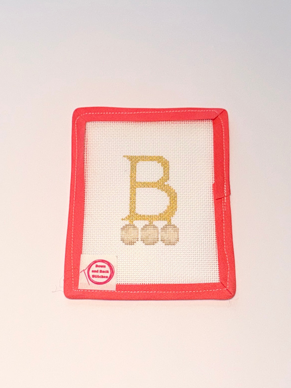 Anne Boleyn Monogram B Needlepoint Canvas