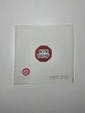 NVR TRMP bag charm canvas