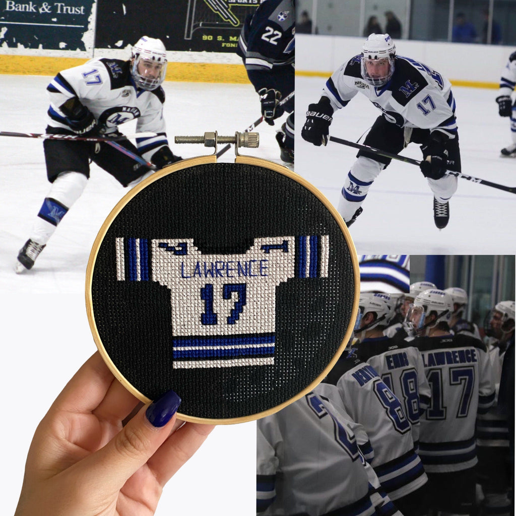 Custom Replica Hockey Jersey Cross Stitch
