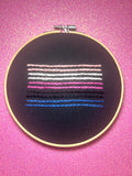 Genderfluid Pride Flag 6” Embroidery