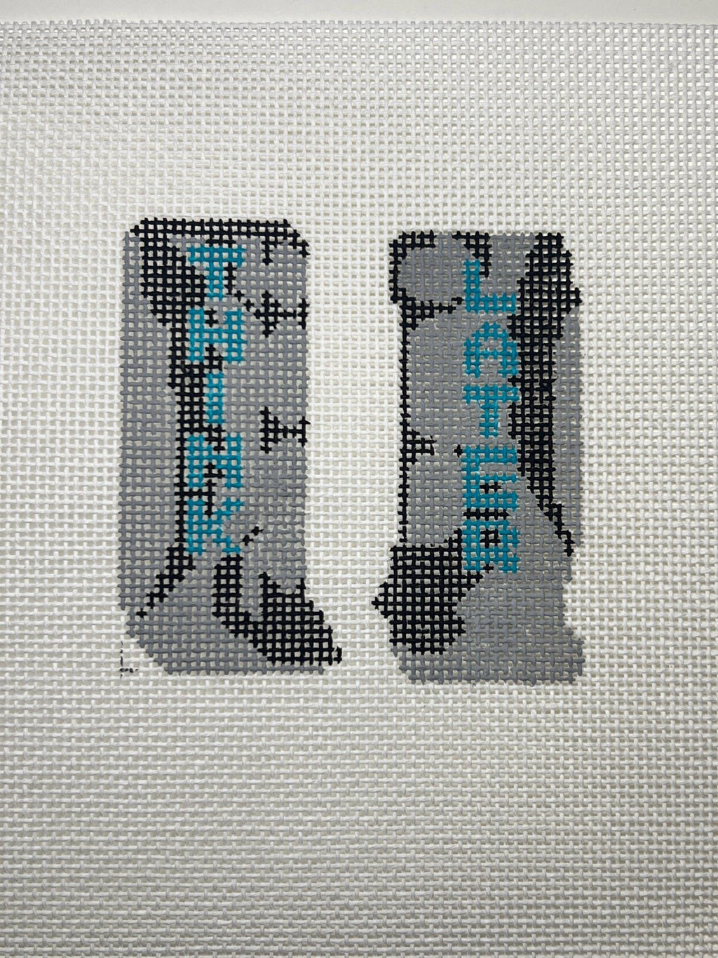 Tate McRae Think Later Needlepoint Canvas