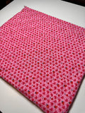 Sweet Treat Valentine's Quilted Project Bag – Cherry Strawberry Print
