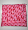 Cherry Strawberry Quilted Project Bag – Valentines Needlepoint Zipper Pouch