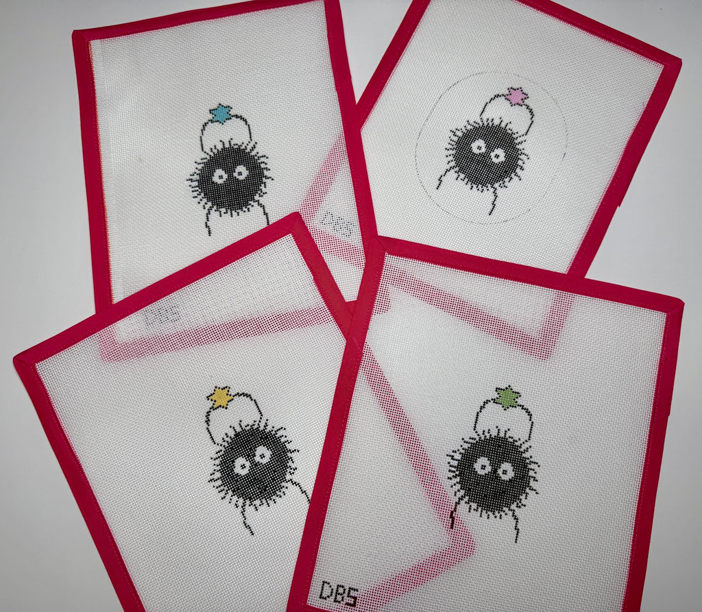 Soot Sprite Hand Painted Needlepoint Canvas