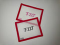 Mini FDT Cursive Hand Painted Needlepoint Canvas