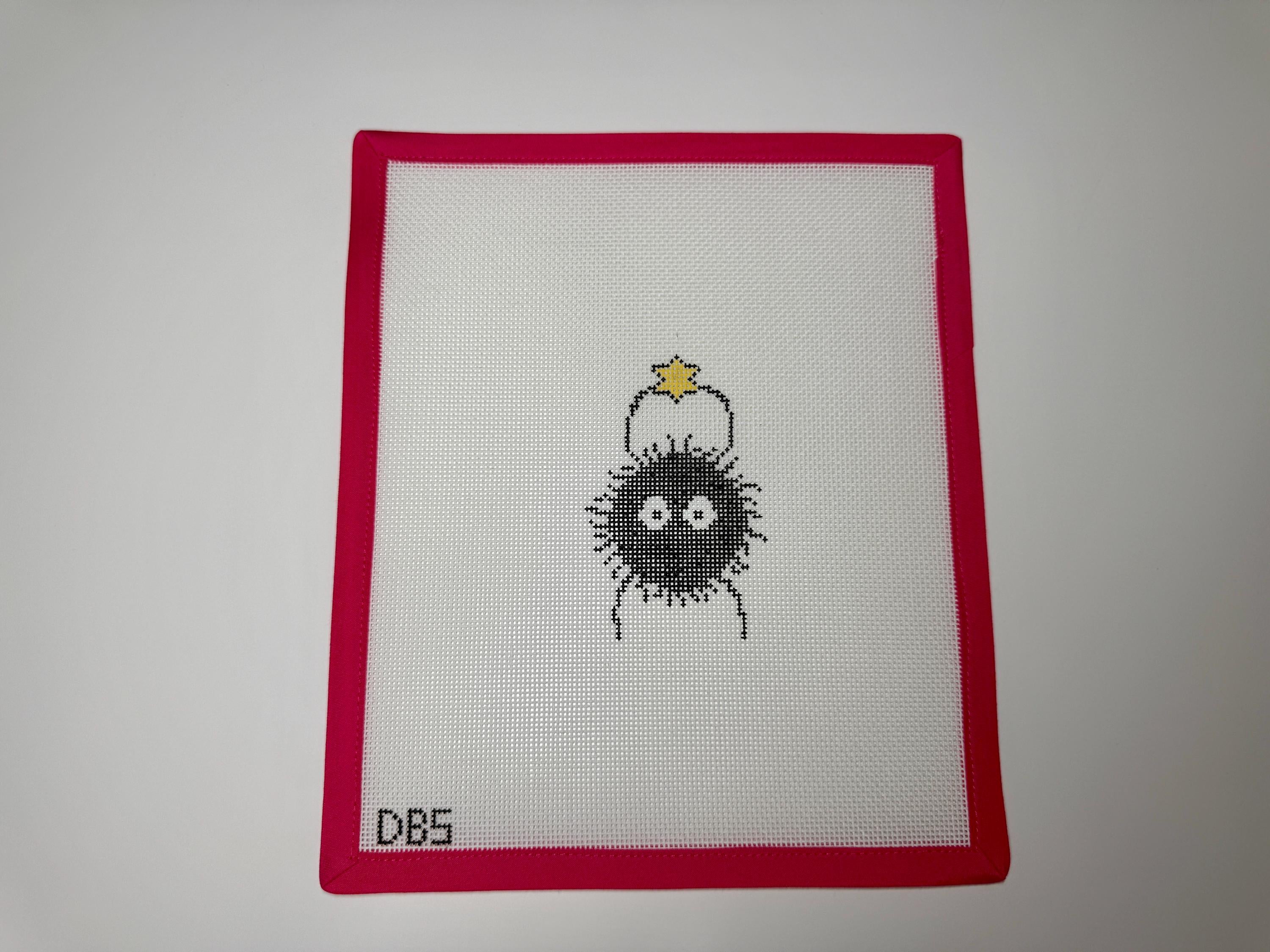Soot Sprite Hand Painted Needlepoint Canvas
