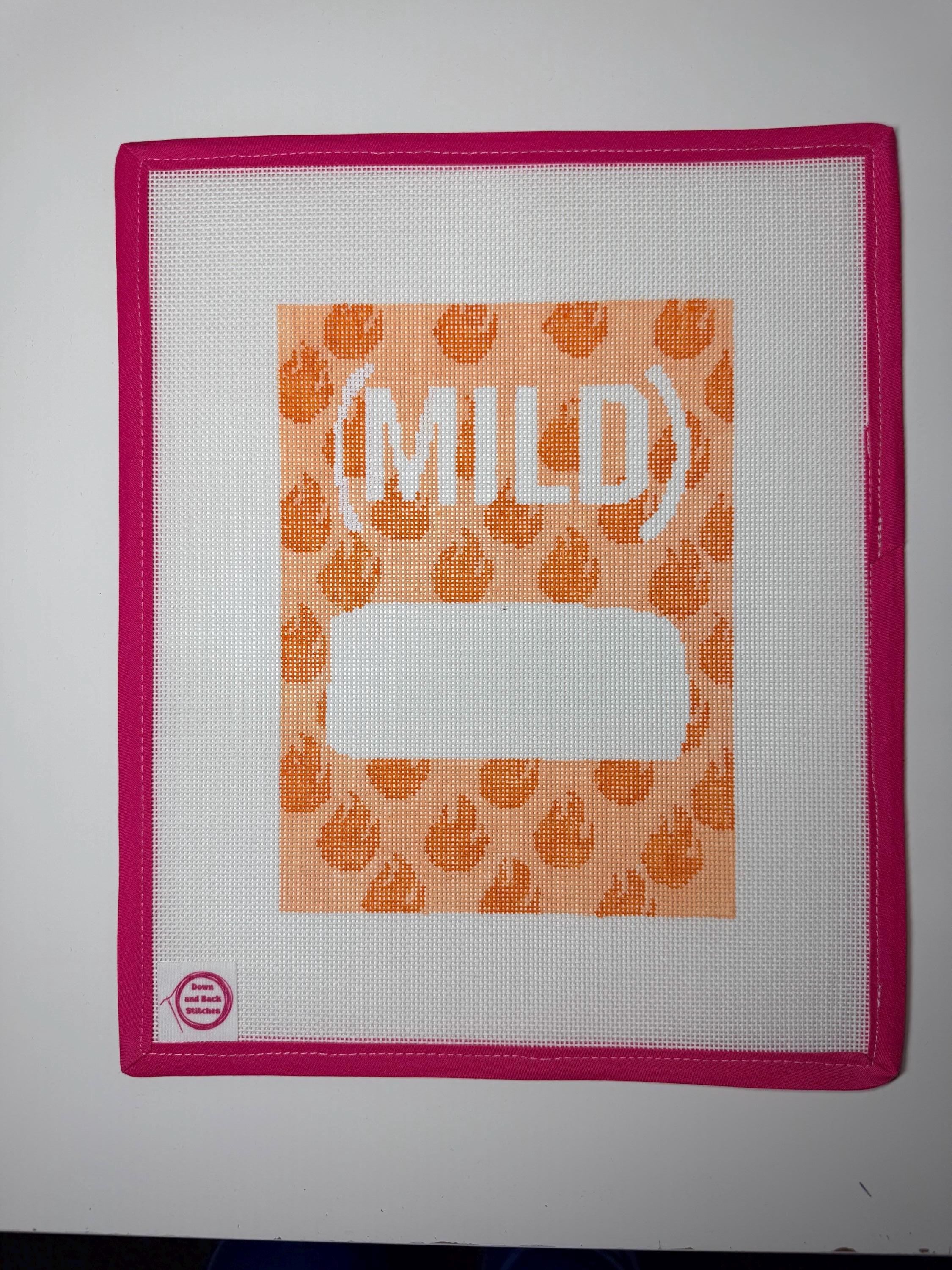 Mild Sauce Kindle Cover Hand Painted Needlepoint Canvas
